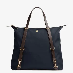 Day Pack Navy/Dark Brown